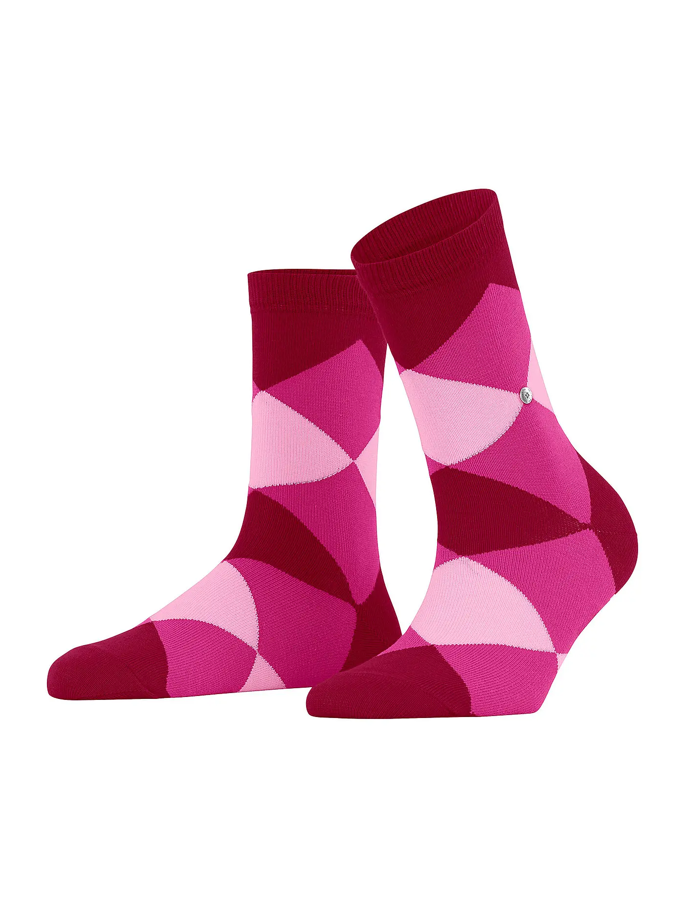 BURLINGTON | Damen Socken BONNIE 36-41 black | rot